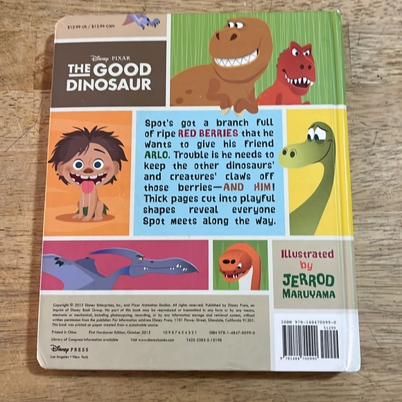 The Good Dinosaur A Berry for Arlo Board Book - Picture 2 of 3